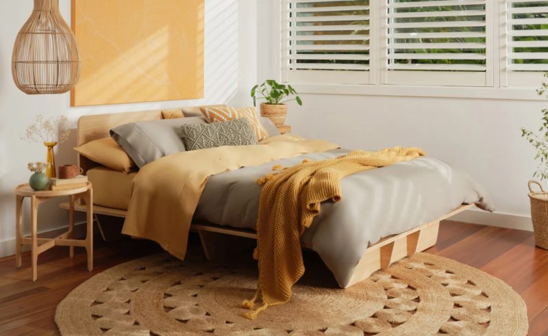 koala timber bed frame