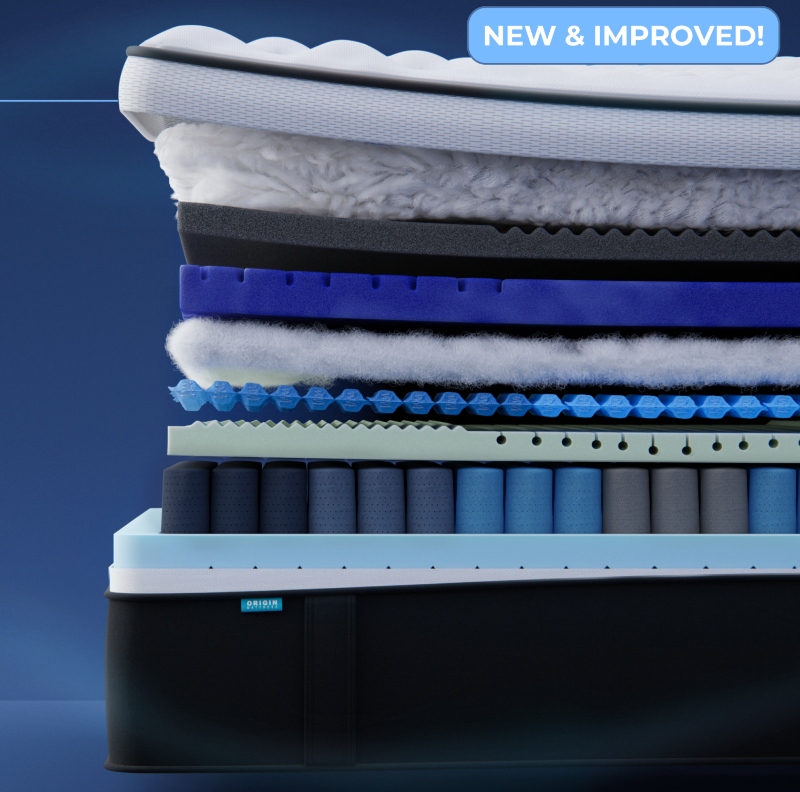 origin lumbarcloud mattress layers