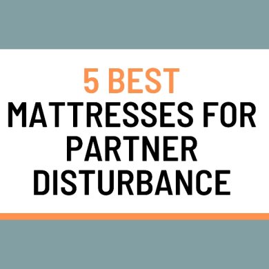 best mattresses for partner disturbance